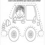 Cobrindo o carro pontilhado
