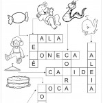 Complete a cruzadinha com a letra B
