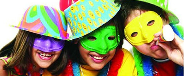 Máscara de Carnaval Coloridas