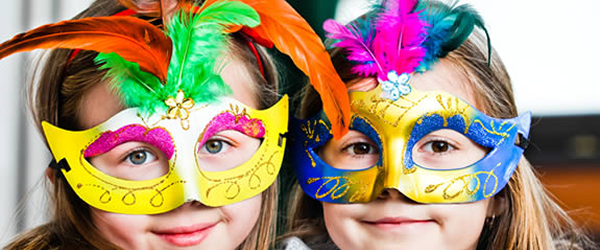 Mascaras de Carnaval para Colorir e Imprimir