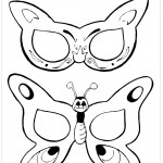 Molde de Máscara de Borboleta