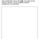 Recorte e cole a letra B