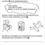Trava língua com a letra B