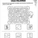 Atividades de Gramática – Caça Palavras – Diagrama