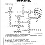 Atividades de Gramática – Cruzadinha