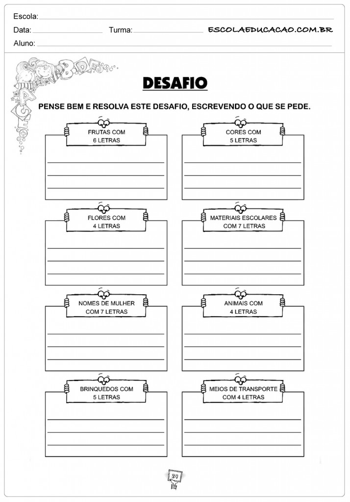 Atividade de Gramática - Desafio