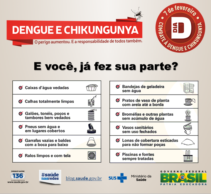 Cartilha da Dengue e chikungunya