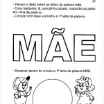 Atividades dia das Mães – Educação Infantil – Palavra Mãe