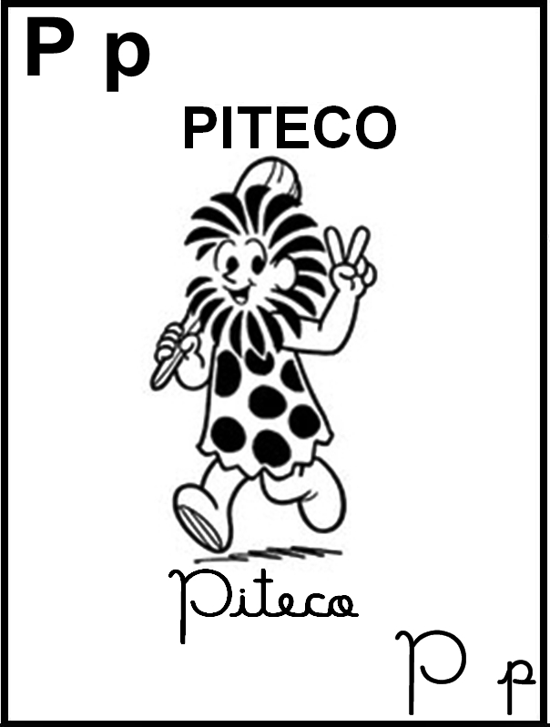 Alfabeto Ilustrado Turma da Mônica - Piteco
