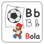 Alfabeto Turma da Mônica Colorido – Letra B