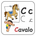 Alfabeto Turma da Mônica Colorido – Letra C
