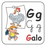 Alfabeto Turma da Mônica Colorido – Letra G