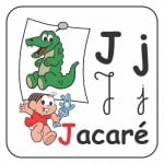 Alfabeto Turma da Mônica Colorido – Letra J