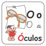 Alfabeto Turma da Mônica Colorido – Letra O