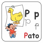 Alfabeto Turma da Mônica Colorido – Letra P