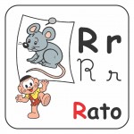 Alfabeto Turma da Mônica Colorido – Letra R