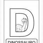 Atividades com a letra D – Dinossauro