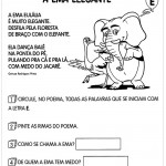 Atividades com a letra E – Ema Elegante