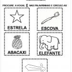 Atividades com a letra E – Vogais Especiais