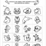 Atividades com Animais – Recorte e Cole