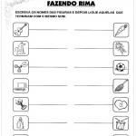 Atividades com Rimas – Fazendo a Rima