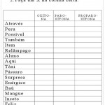Atividade com Sílabas Tônicas – Marque a Correta