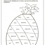 Atividades com Vogais – Circule a Vogal