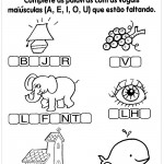 Atividades com Vogais – Complete as Vogais