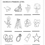 Atividades com Vogais – Primeira Letra