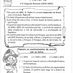 Atividades de História 5º ano – Segundo Reinado