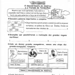 Atividades de História 5º ano – Tratado de Tordesilhas