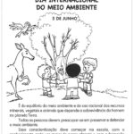 Atividades sobre meio ambiente para educação infantil – Dia internacional do meio ambiente