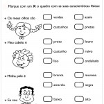 Atividades sobre o corpo – Minhas Características