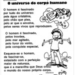 Atividades sobre o corpo – O Universo do Corpo Humano