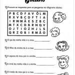 Caça palavras da família