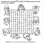 Dia do Livro – Monteiro Lobato – Caça Palavras