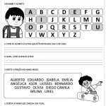 Relembre o alfabeto