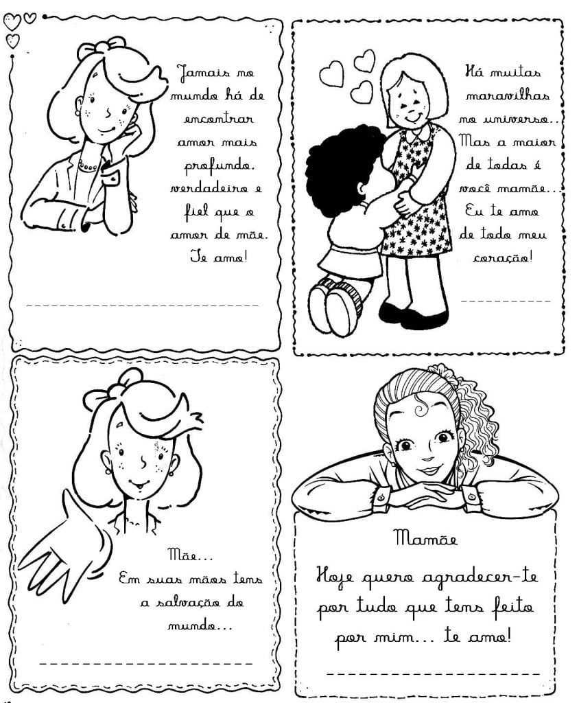 Cartoes Para O Dia Das Maes Para Imprimir Escola