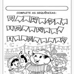 Atividades Festa Junina para Educação Infantil – Complete as sequencias