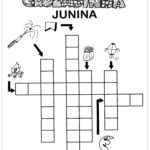 Atividades Festa Junina para Educação Infantil – Cruzadinha junina