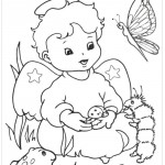 Anjo de Natal para Colorir – Anjo e os Animais