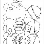 Anjo de Natal para Colorir – Três Anjinhos
