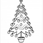 Árvores de Natal para Colorir – Árvore de Natal