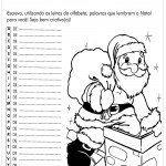 Atividades Escolares de Natal – Alfabeto Natalino
