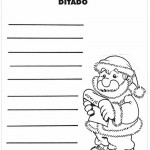 Atividades Escolares de Natal – Ditado