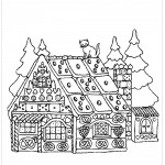 Desenhos de Natal para Colorir – Casa de Natal