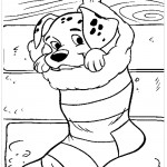 Desenhos de Natal para Colorir – Dalmata