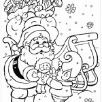 Desenhos de Natal para Colorir – Entrega de Presentes