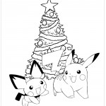 Desenhos de Natal para Colorir – Pokemon