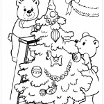 Desenhos de Natal para Colorir – Ursinhos